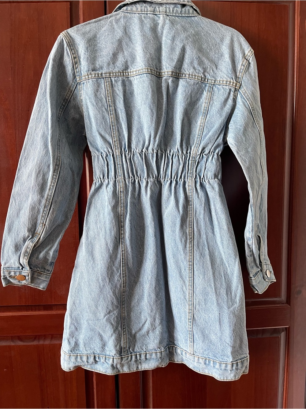 I Saw It First Light Wash Denim Dress - Picture 5 of 14